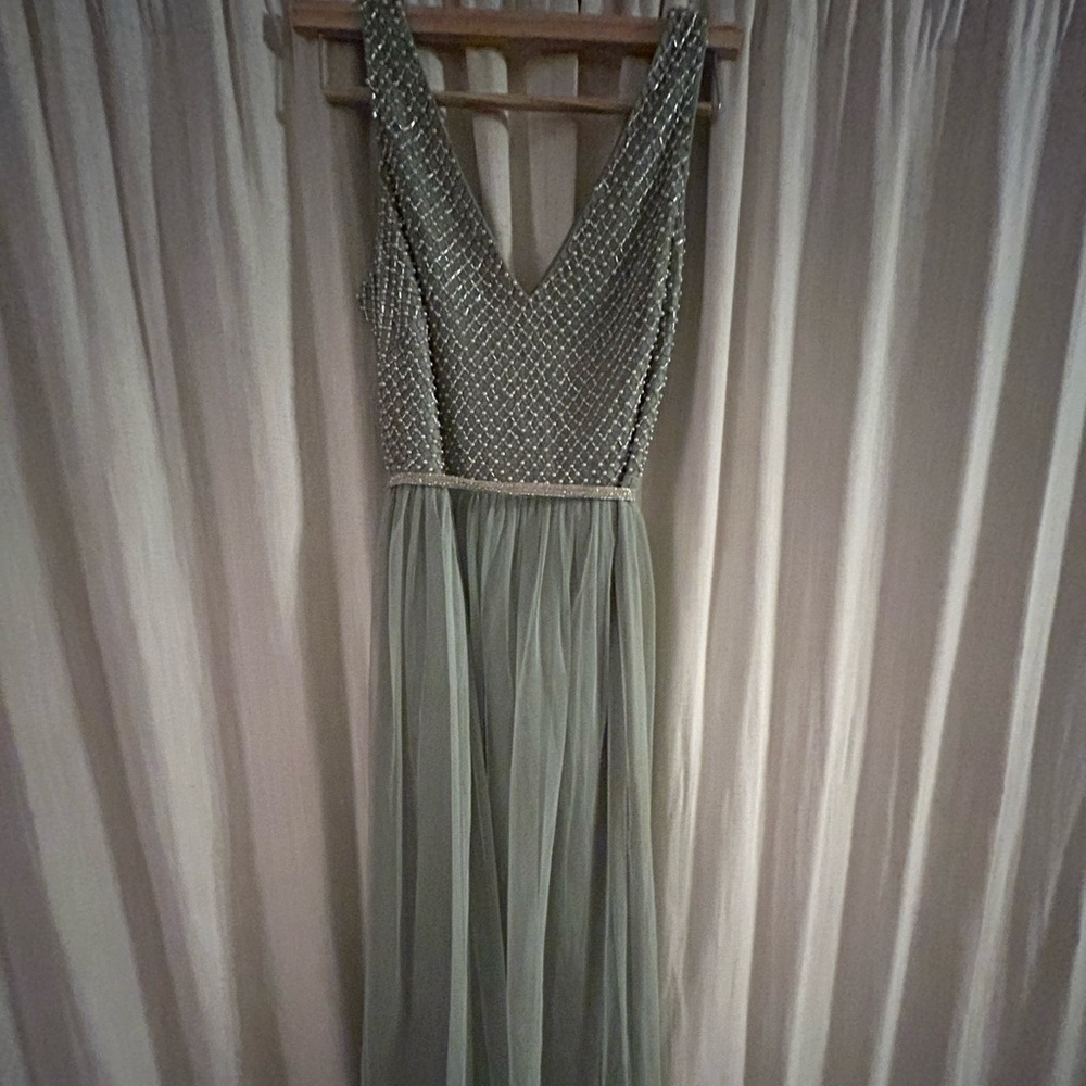 BHLDN Adrianna Papell Beaded dress